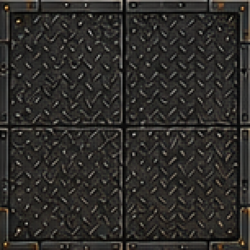 2x2 floor tile for space sation corridor (2×2)